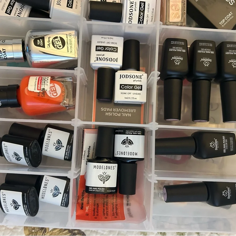 Nail Polish w/ Organizer 51 bottles, All New